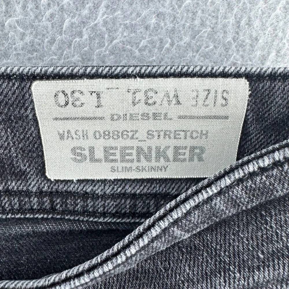 Levis Jeans Mens 32x30 Sleenker Slim Skinny Fit Black Denim Stretch